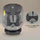 Scaun auto iSize 40-150 cm Coccolle Nyota Moonlit grey