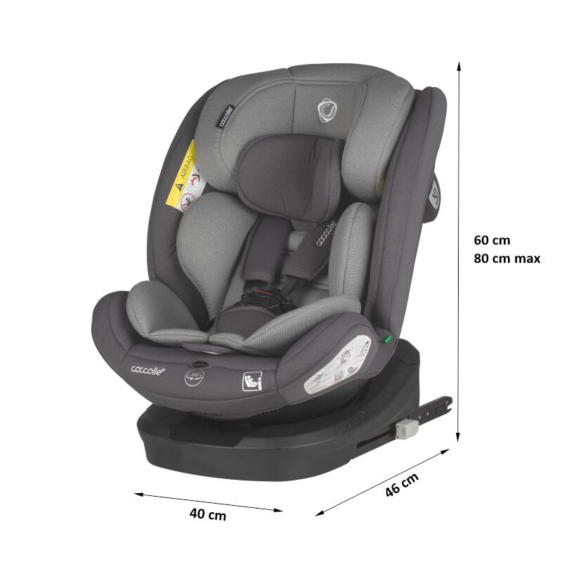 Scaun auto iSize 40-150 cm Coccolle Nyota Diamond black - gogobaby.ro
