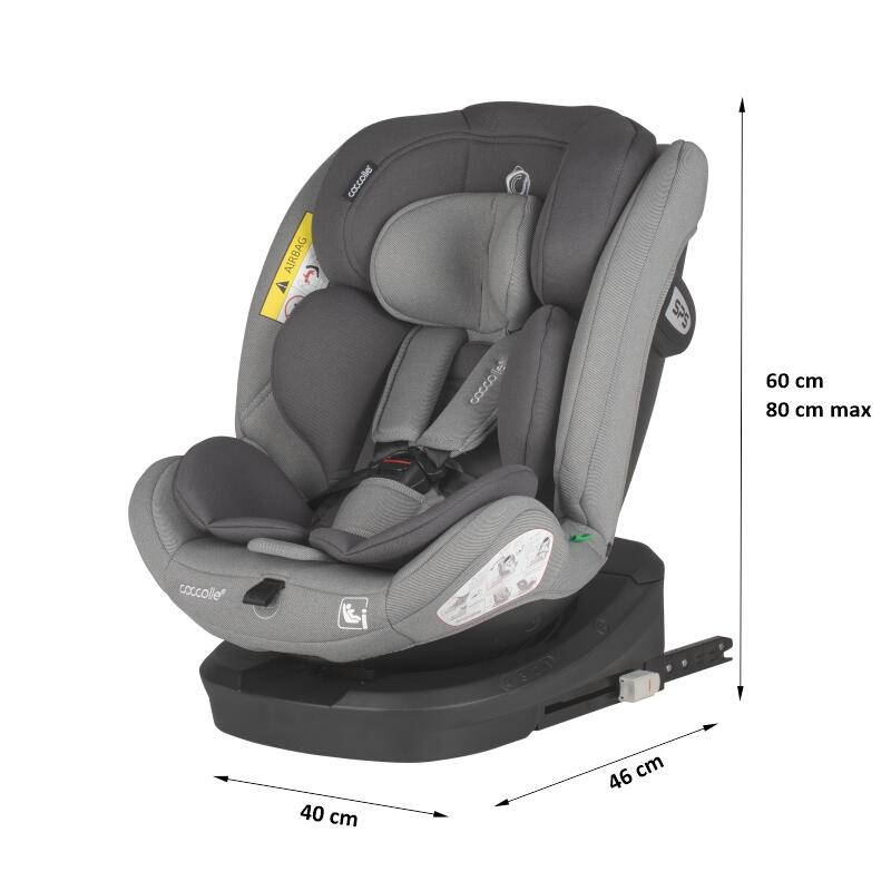 Scaun auto iSize 40-150 cm Coccolle Nyota Moonlit grey - gogobaby.ro