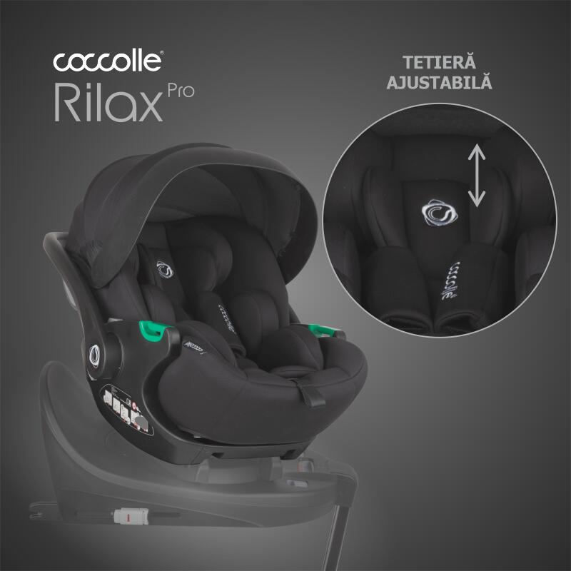 Scoica auto iSize Coccolle Rilax Black