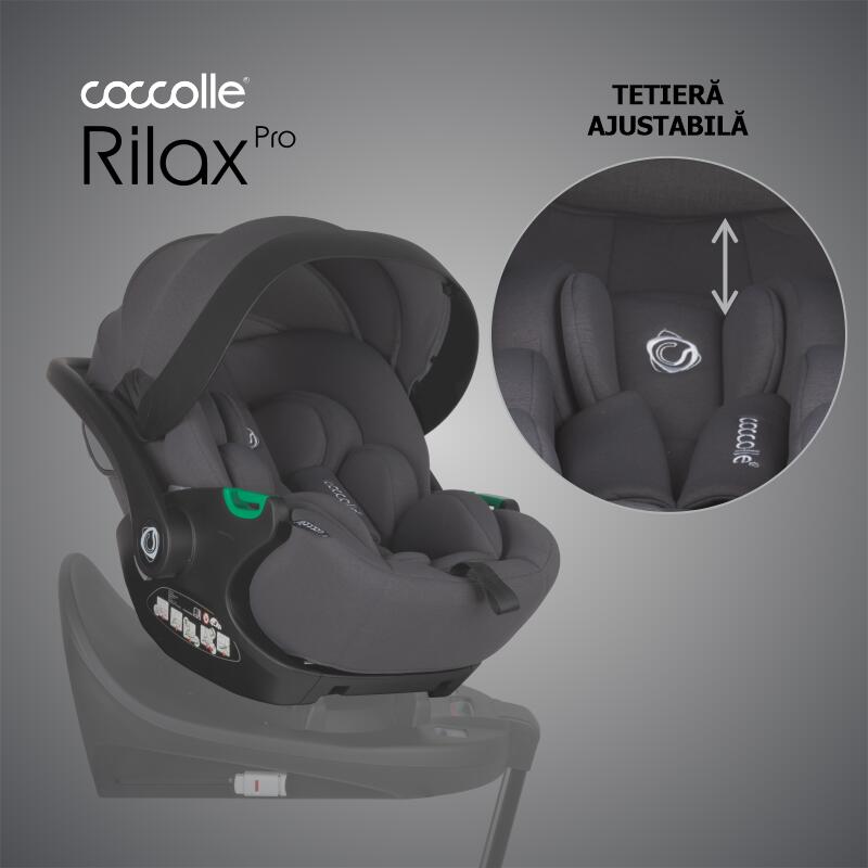 Scoica auto iSize Coccolle Rilax Greystone