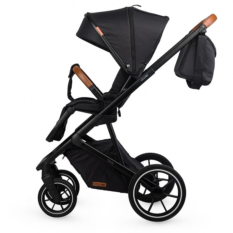 Sistem modular 3in1 Coccolle Nessia Diamond black + Scoica auto Coccolle Knox Anthracite - gogobaby.ro