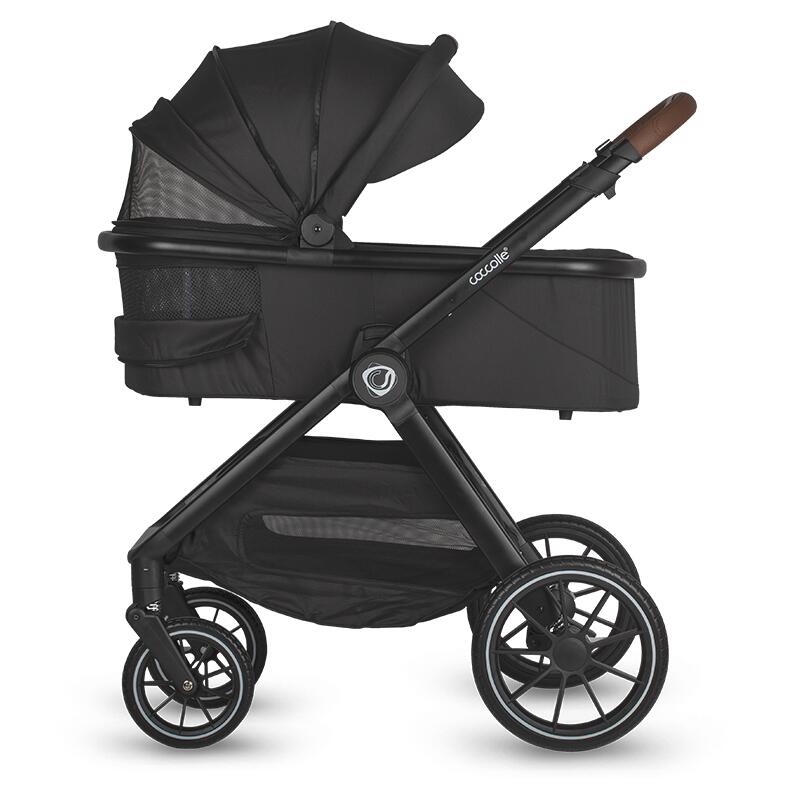 Sistem modular 3in1 Coccolle Aspen Jet Black + Scoica auto iSize Coccolle Knox Black