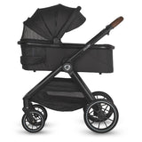 Sistem modular 4in1 Coccolle Aspen Jet Black cu Scoica auto iSize Coccolle Knox Black si Baza isofix iSize Coccolle Knox