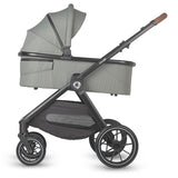 Sistem modular 4in1 Coccolle Aspen Moss Green cu Scoica auto iSize Coccolle Knox Black si Baza isofix iSize Coccolle Knox