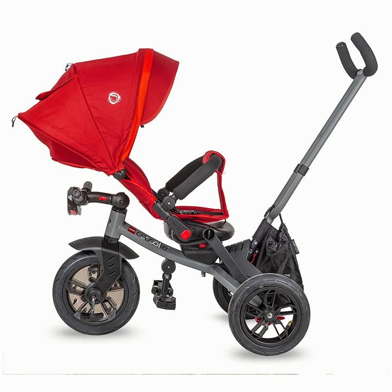 Tricicleta multifunctionala Coccolle Pianti Ruby Red - gogobaby.ro