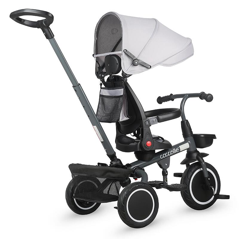 Tricicleta multifunctionala Coccolle Venti Greystone - gogobaby.ro