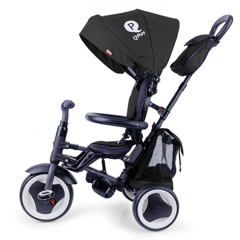 Tricicleta pliabila Qplay Rito+ Negru - gogobaby.ro
