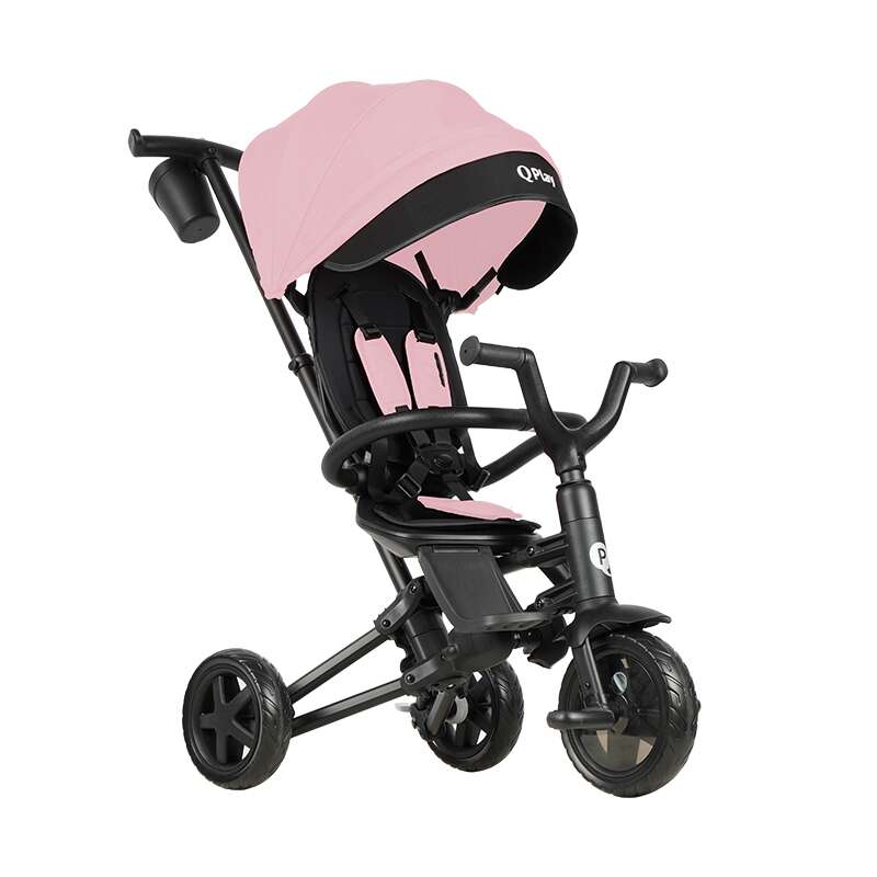 Tricicleta ultrapliabila Qplay Nova Niello Roz - gogobaby.ro