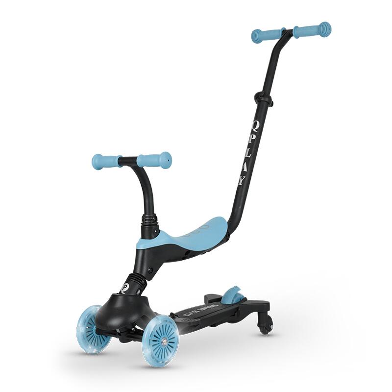 Trotineta multifunctionala 5in1 Qplay Sema EVO Albastru