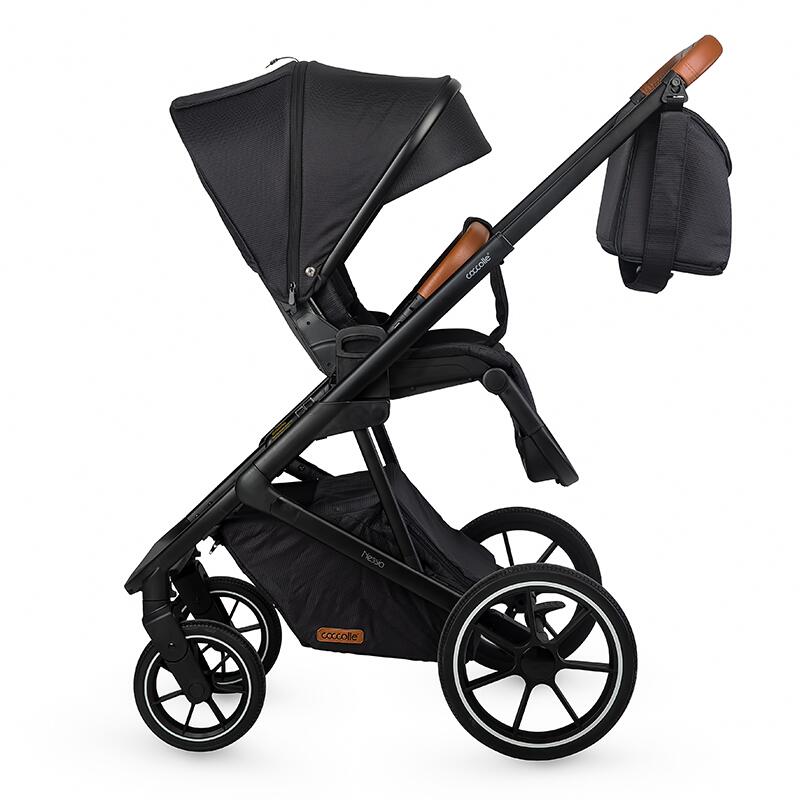 Carucior modular 2in1 C Nessia Diamond black+Balansoar bebelusi C Velio Butternut - gogobaby.ro