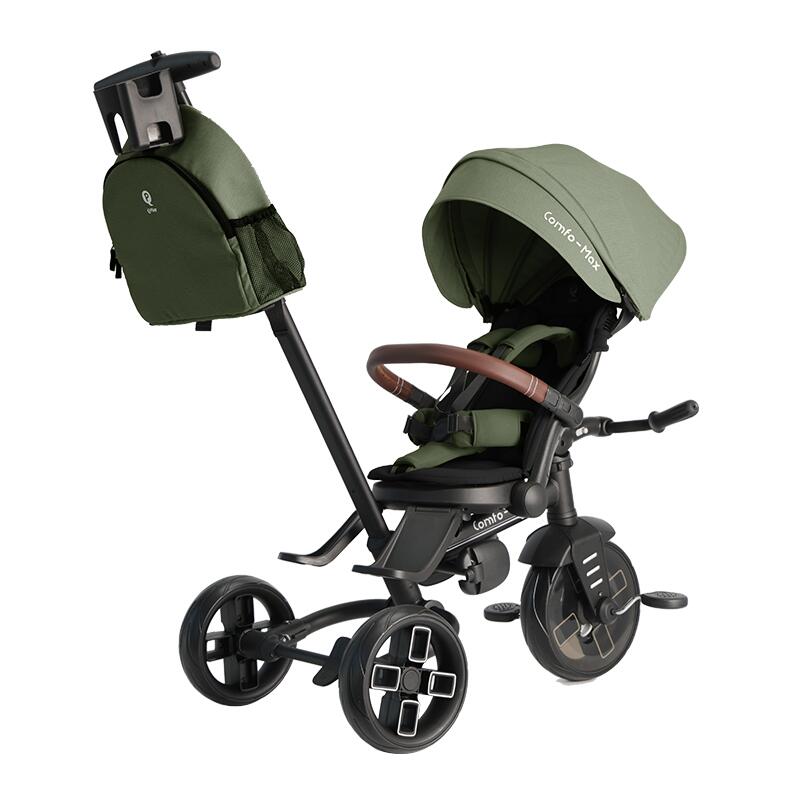 Tricicleta ultrapliabila Qplay Comfo Max Verde
