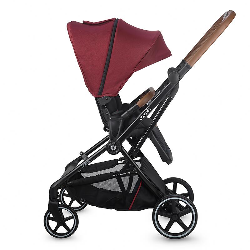 Carucior modular 3in1 Coccolle Saliara Cabernet+ Scoica auto iSize Coccolle Knox Black