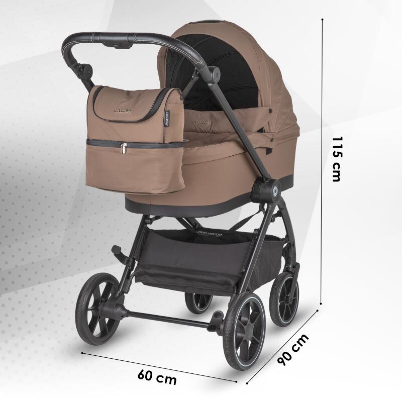 Carucior modular 2in1 Coccolle Serry Light taupe - gogobaby.ro