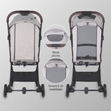 Carucior sport cu pliere automata Coccolle Melia Pearl Mist