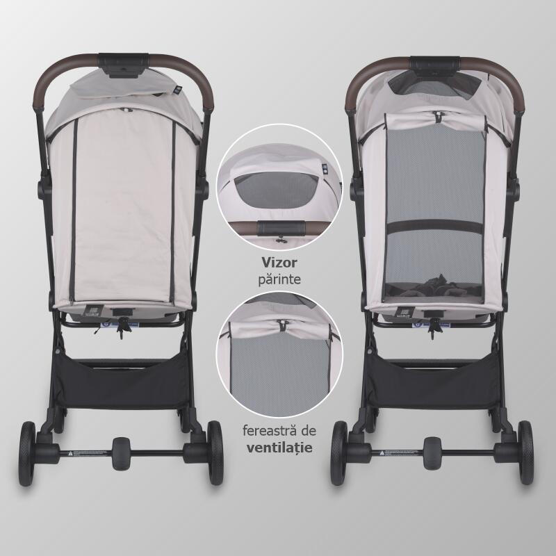 Carucior sport cu pliere automata Coccolle Melia Pearl Mist