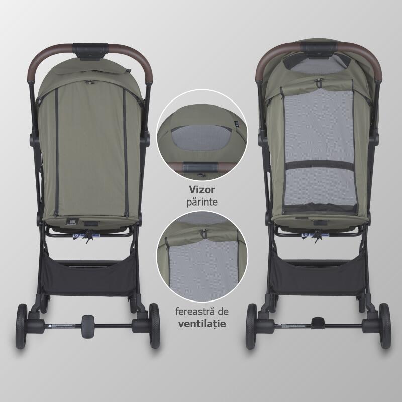 Carucior sport cu pliere automata Coccolle Melia Sage Shadow