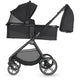 Carucior modular 4in1 Coccolle Lissia Anthracite cu Scoica auto iSize Coccolle Rilax Greystone si Baza isofix iSize Coccolle Rilax