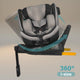 Scaun auto iSize 40-150 cm Coccolle Mago Jet black