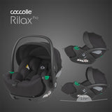 Scoica auto iSize Coccolle Rilax Black + Baza isofix iSize