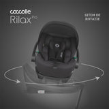 Scoica auto iSize Coccolle Rilax Black