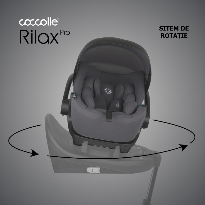 Scoica auto iSize Coccolle Rilax Greystone