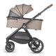Sistem modular 4in1 Coccolle Aspen Sand Beige cu Scoica auto iSize Coccolle Knox Black si Baza isofix iSize Coccolle Knox