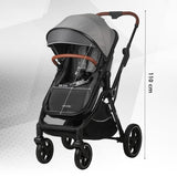 Carucior transformabil 3in1 Coccolle Amani Anthracite