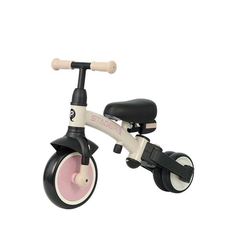 Tricicleta evolutiva pliabila Qplay STAGER Roz - gogobaby.ro