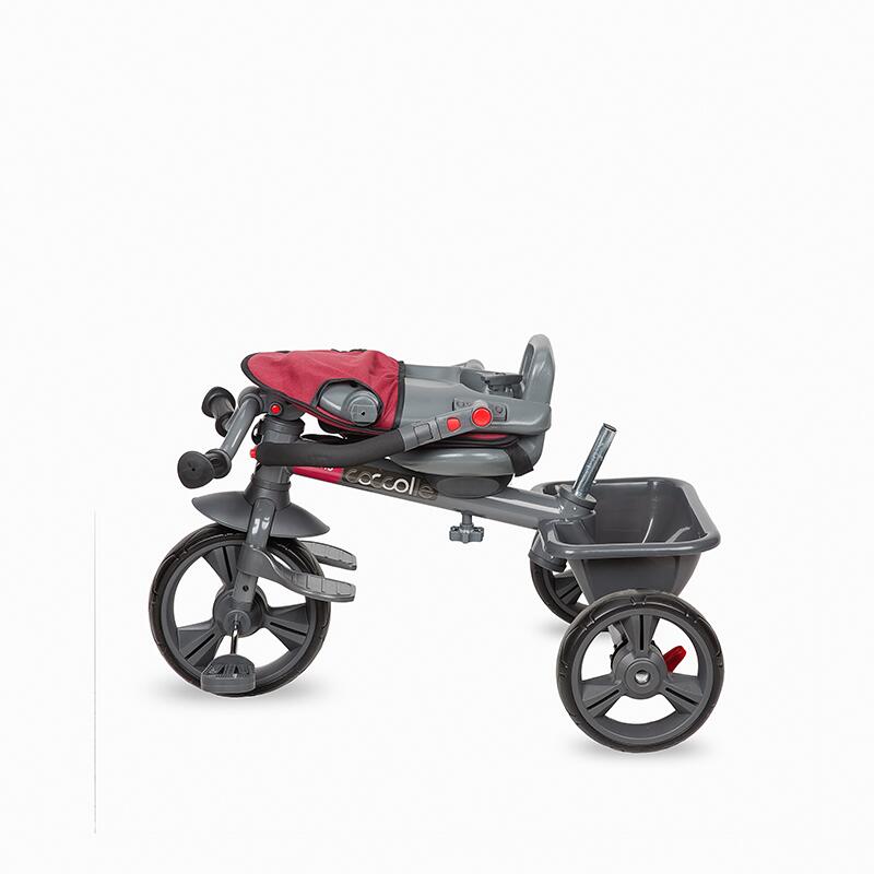 Tricicleta multifunctionala Coccolle Primo Magenta - gogobaby.ro