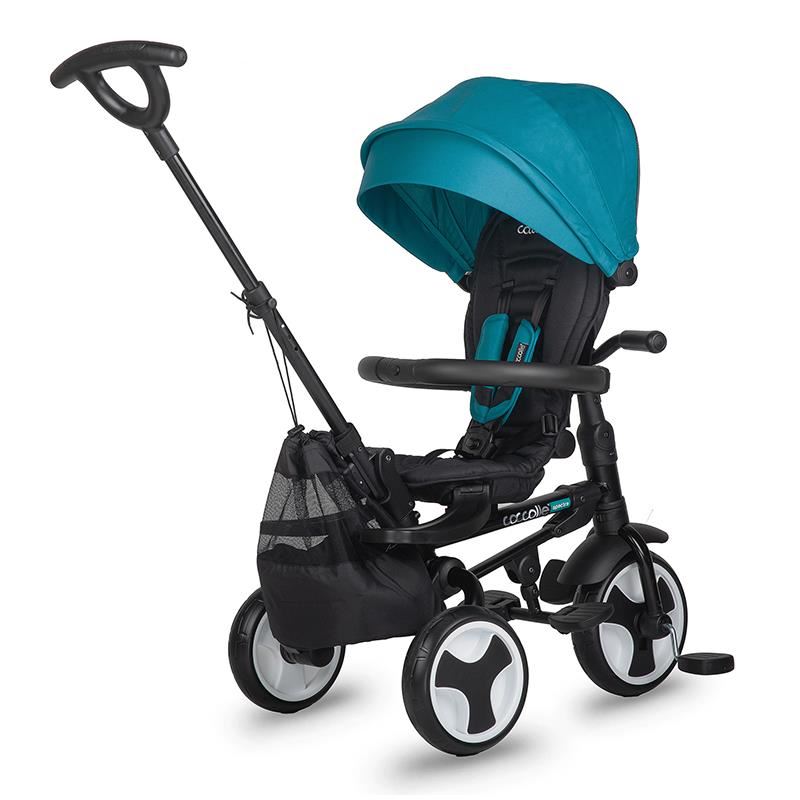 Tricicleta ultrapliabile Coccolle Spectra Plus Turquoise tide