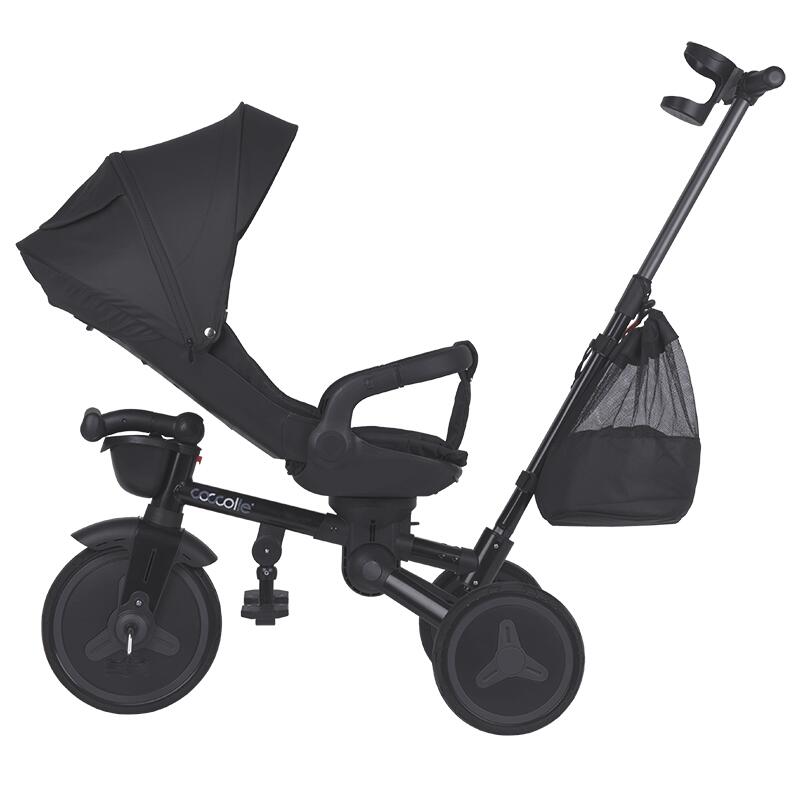 Tricicleta ultrapliabila Coccolle Urbio Plus, Jet Black