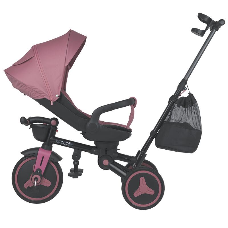 Tricicleta ultrapliabila Coccolle Urbio Plus, Smoked Pink