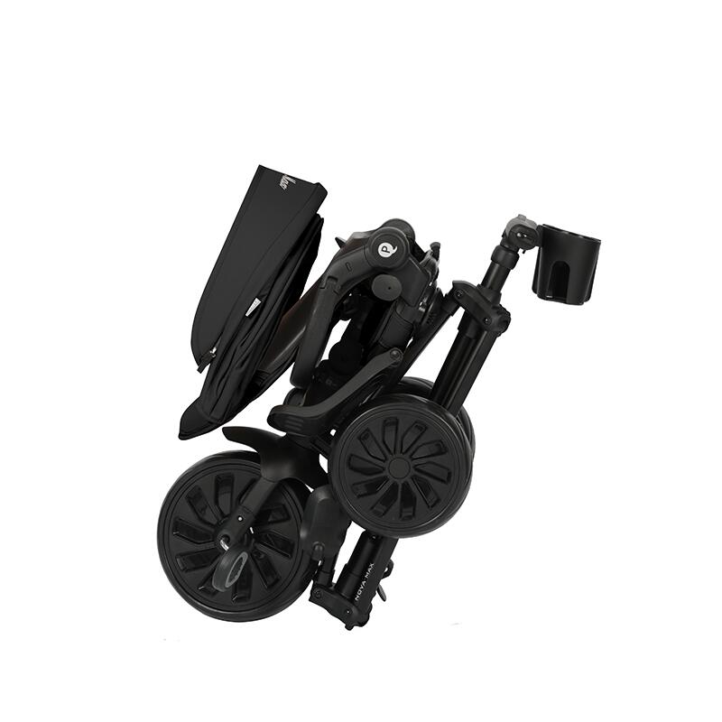 Tricicleta ultrapliabila Qplay Nova MAX Negru - gogobaby.ro