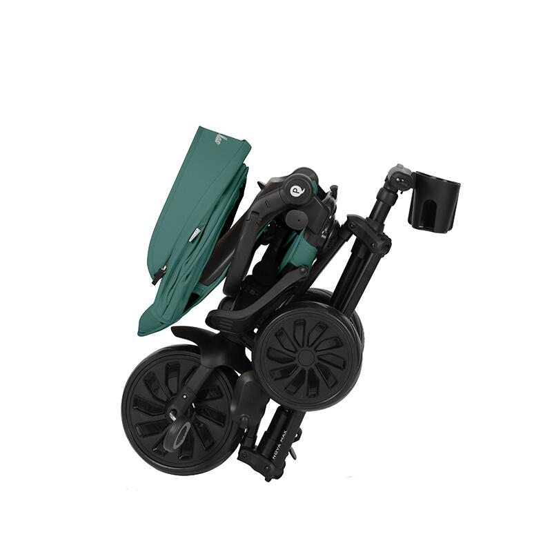 Tricicleta ultrapliabila Qplay Nova MAX Verde - gogobaby.ro