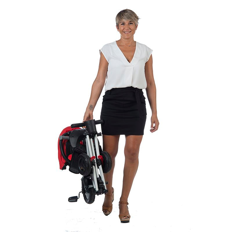 Tricicleta ultrapliabila Qplay Nova Rosu - gogobaby.ro