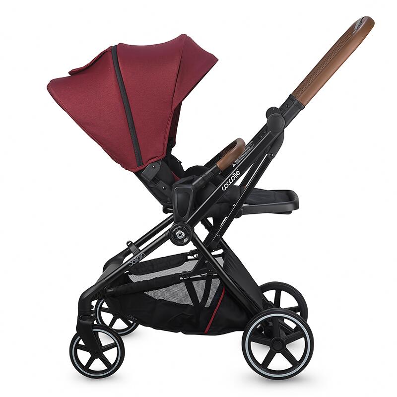 Carucior modular 3in1 Coccolle Saliara Cabernet+ Scoica auto iSize Coccolle Knox Black