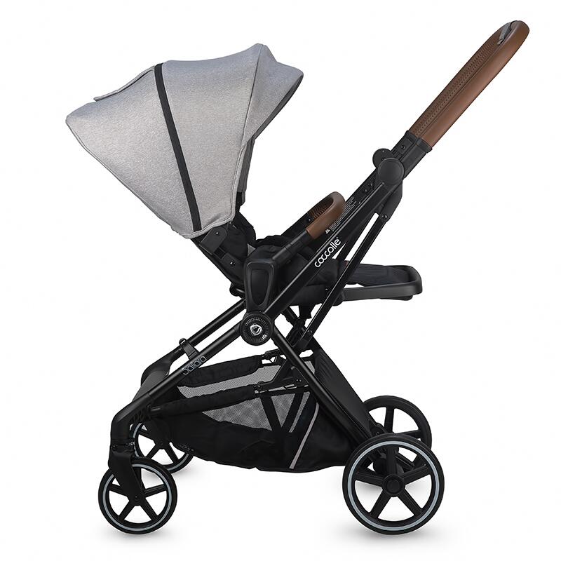 Sistem modular 3in1 Coccolle Saliara Greystone + Scoica Coccolle Knox Anthracite - gogobaby.ro