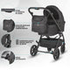 Carucior modular 2in1 Coccolle Serry Jet black
