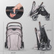 Carucior sport cu pliere automata Coccolle Melia Pearl Mist