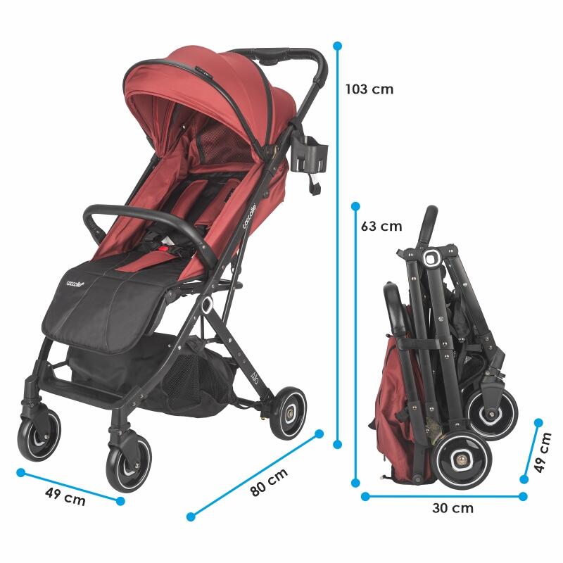 Carucior sport Coccolle Alla Mahogany brown - gogobaby.ro