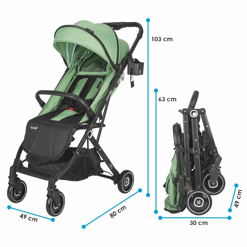 Carucior sport Coccolle Alla Mistletoe green - gogobaby.ro