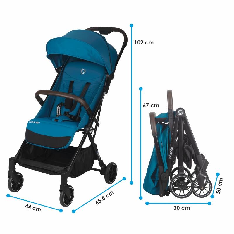 Carucior sport autofold Coccolle Melia Deep turquoise - gogobaby.ro