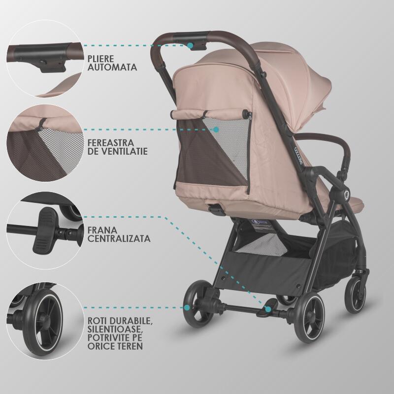 Carucior sport pliere automata Coccolle Arella Sand beige