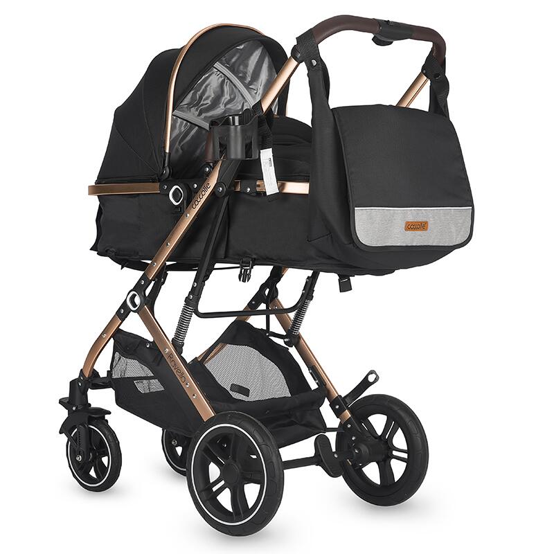 Carucior ultracompact 3in1 Coccolle Ravello Diamond black - gogobaby.ro