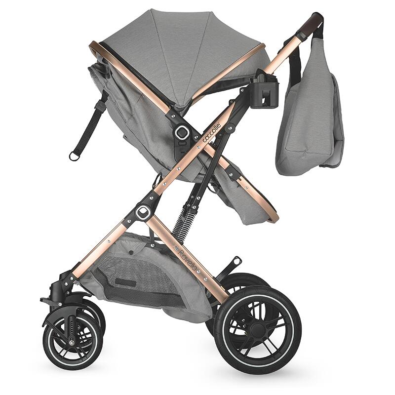 Carucior ultracompact 3in1 Coccolle Ravello Moonlit grey - gogobaby.ro