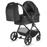 Carucior modular 4in1 Coccolle Lissia Anthracite cu Scoica auto iSize Coccolle Rilax Greystone si Baza isofix iSize Coccolle Rilax