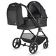 Carucior modular 4in1 Coccolle Lissia Anthracite cu Scoica auto iSize Coccolle Rilax Greystone si Baza isofix iSize Coccolle Rilax