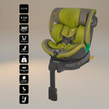 Scaun auto iSize 40-150 cm Coccolle Mago Olive khaki