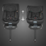 Scaun auto iSize 40-150 cm Coccolle Ario Midnight Black